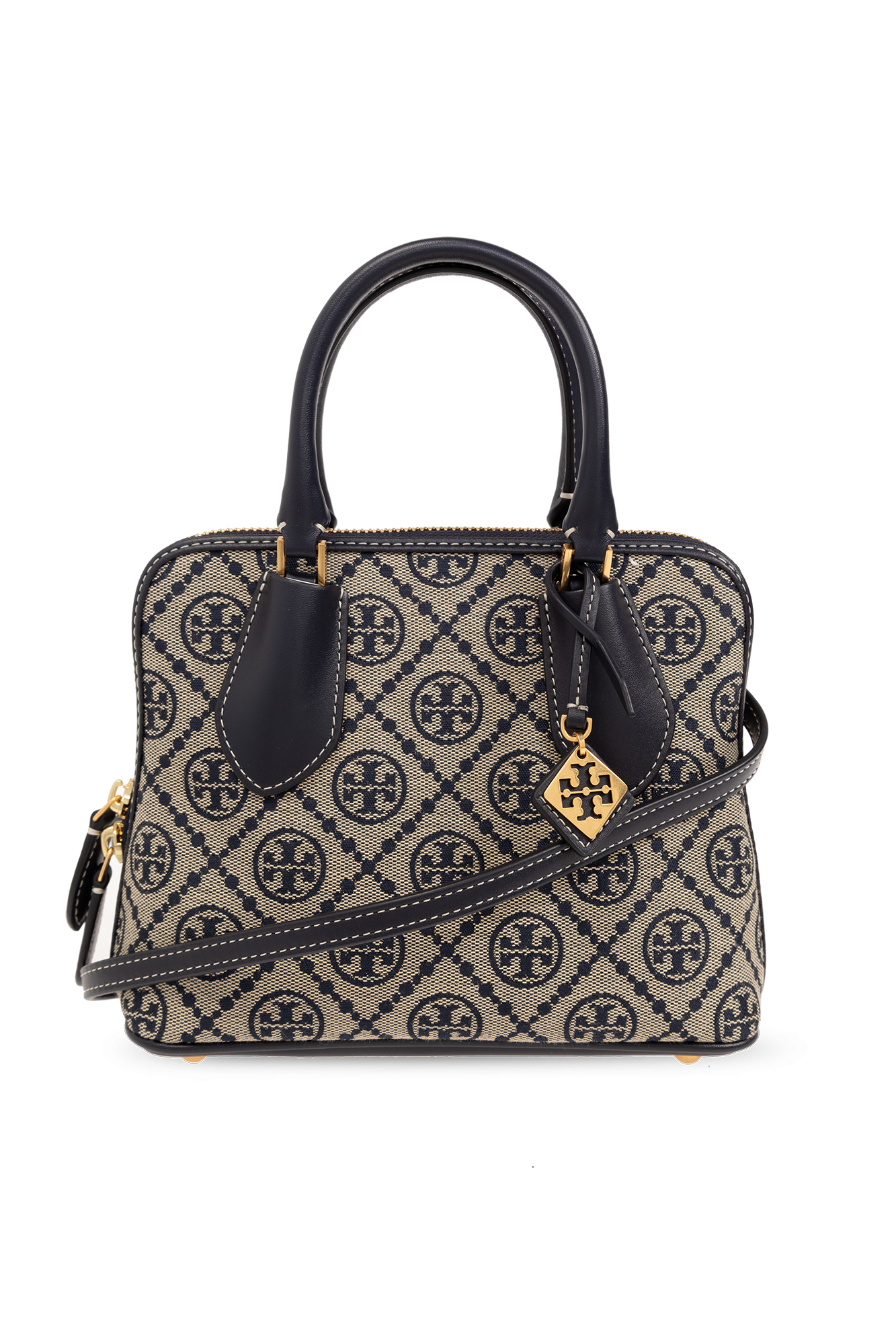 Navy blue outlet tory burch purse